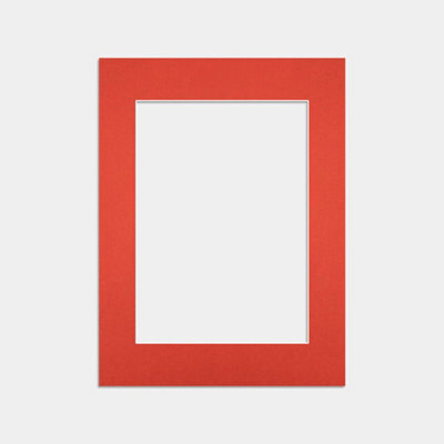Ak Frames 12X16 Poppy Red Picture Mounts To Fit A4 Aperture Size - Mount Board Only (No Frame Included) - image 1