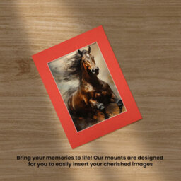Ak Frames 12X16 Poppy Red Picture Mounts To Fit A4 Aperture Size - Mount Board Only (No Frame Included) - thumbnail 5