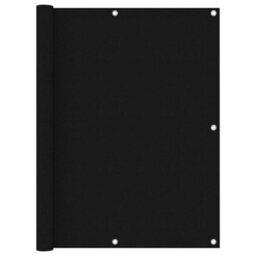 Berkfield Balcony Screen Black 120X300 Cm Oxford Fabric - thumbnail 1