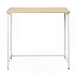 Levede Foldable Table, Small Folding Desk 80 Cm For Spaces, -Thin 7.5 Cm Lightweight Portable Computer Space Saving Writing Home - thumbnail 3