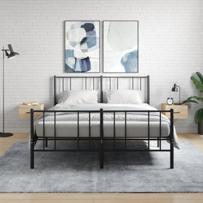 Berkfield Wall-Mounted Bedside Cabinets 2 Pcs Sonoma Oak 35X35X20 Cm - image 1