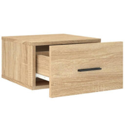 Berkfield Wall-Mounted Bedside Cabinets 2 Pcs Sonoma Oak 35X35X20 Cm - thumbnail 7