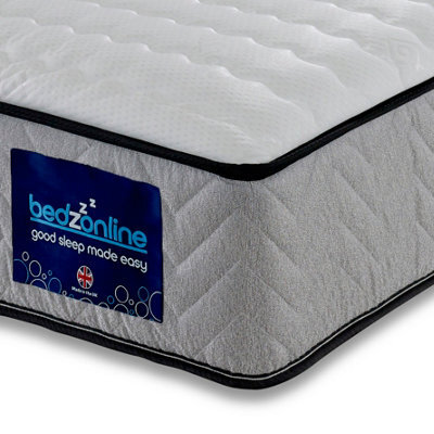 Bedz Online Bedzonline 7-Zone Hybrid Memory Foam & Spring Mattress, Hypoallergenic & Breathable, 3Ft Single (90X190Cm) - image 1