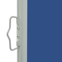 Berkfield Patio Retractable Side Awning 80X300 Cm Blue - thumbnail 3
