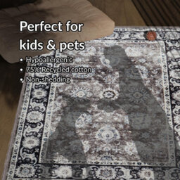 Imperial Rooms Homeware Soft Pile Small Rug Living Room Rugs Anti Slip Doormat Rug Kitchen Rugs Harmony 40X60Cm - thumbnail 3