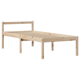 Berkfield Senior Bed With Headboard Without Mattress 75X190 Cm Small Single - thumbnail 7