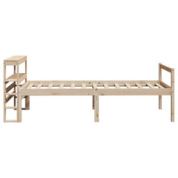 Berkfield Senior Bed With Headboard Without Mattress 75X190 Cm Small Single - thumbnail 5