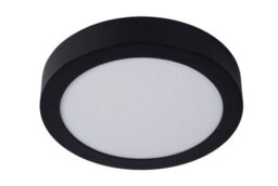 Lucide Brice-Led Modern Flush Ceiling Light Bathroom 24Cm - Led Dim. - 1X15W 3000K - Ip44 - Black - thumbnail 3