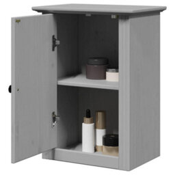 Berkfield Bathroom Wall Cabinet Bodo Grey 44X30X60 Cm - thumbnail 1