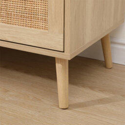 Furniturehmd Bedroom Chest Of Drawers, Ratten Storage Dresser Cabinet,sideboard For Living Room, Bedroom, Hallway - thumbnail 5