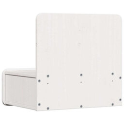 Berkfield Bedside Table White 44 X 32.5 X 40 Cm Solid Pine Wood - thumbnail 8