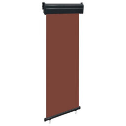 Walplus Balcony Side Awning Garden Sun Shade Canopy Gazebo For Back Door, Porch, Patio 65X250 Cm Brown