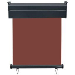 Walplus Balcony Side Awning Garden Sun Shade Canopy Gazebo For Back Door, Porch, Patio 65X250 Cm Brown - thumbnail 4