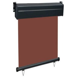 Walplus Balcony Side Awning Garden Sun Shade Canopy Gazebo For Back Door, Porch, Patio 65X250 Cm Brown - thumbnail 3