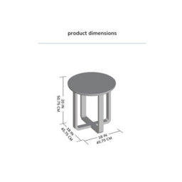 MH London Forbes Solid Wood Side Table Living Room Wooden Side Table Bedside Walnut Side Table - thumbnail 8