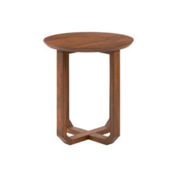 MH London Forbes Solid Wood Side Table Living Room Wooden Side Table Bedside Walnut Side Table - thumbnail 2