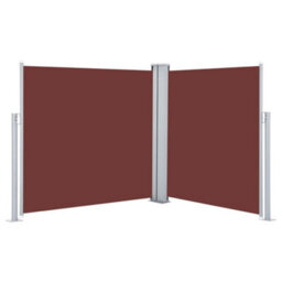 Walplus Retractable Side Awning Garden Sun Shade Canopy Gazebo For Back Door, Porch, Patio Brown 100X600 Cm - thumbnail 2