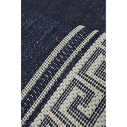 Melrose County Dark Navy Bordered Indoor Non-Slip Large Area Rug 160/225Cm - thumbnail 3
