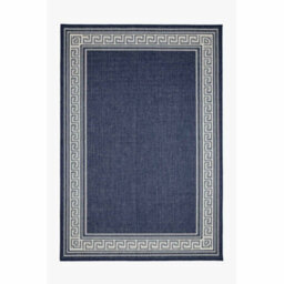 Melrose County Dark Navy Bordered Indoor Non-Slip Large Area Rug 160/225Cm - thumbnail 5