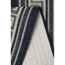 Melrose County Dark Navy Bordered Indoor Non-Slip Large Area Rug 160/225Cm - thumbnail 4