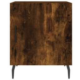 Berkfield Bedside Cabinet Smoked Oak 40X40X50 Cm Engineered Wood - thumbnail 6