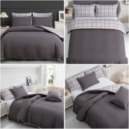 Pamposh Super King Duvet Set Brushed Microfiber Super King Duvet Cover Hypoallergenic With Zipper Closure For All Seasons - thumbnail 9