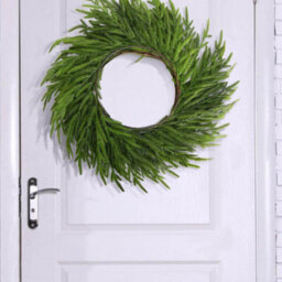 Amorly 1.8M Artificial Norfolk Pine Garland, Rattan Style Christmas Green Pine Garland, Indoor & Outdoor Holiday Decor For Window - thumbnail 4