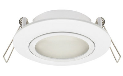 Long Life Lamps Company 4W Led Ceiling Downlight White Recessed Adjustable Spot Light Cool White Dwbcw - image 1