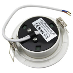 Long Life Lamps Company 4W Led Ceiling Downlight White Recessed Adjustable Spot Light Cool White Dwbcw - thumbnail 5