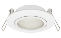 Long Life Lamps Company 4W Led Ceiling Downlight White Recessed Adjustable Spot Light Cool White Dwbcw - thumbnail 1