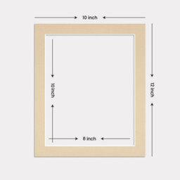 Ak Frames 12X10 Ivory Picture Mounts To Fit 10X8 Aperture Size - Mount Board Only (No Frame Included) - thumbnail 3