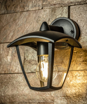 CGC Lighting Cgc Violet Black Outdoor Garden Porch Patio Wall Lantern Light - image 1