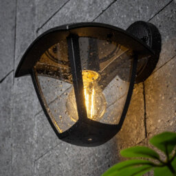 CGC Lighting Cgc Violet Black Outdoor Garden Porch Patio Wall Lantern Light - thumbnail 5