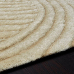 Carved Glamour Natural Plain Shaggy Modern Striped Rug Stain Resistant Rug For Bedroom Living & Dining Room-120Cm X 170Cm - thumbnail 2