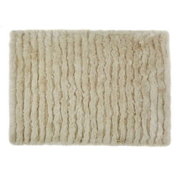 Carved Glamour Natural Plain Shaggy Modern Striped Rug Stain Resistant Rug For Bedroom Living & Dining Room-120Cm X 170Cm - thumbnail 3