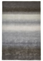 Grey Handmade Luxurious Modern Plain Wool Abstract Rug For Bedroom & Living Room-120Cm X 170Cm - thumbnail 6