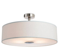 Luminosa Lighting Luminosa Madison 3 Light Semi Flush Light Cream, E27