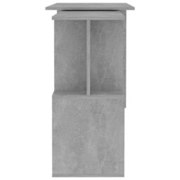Vidaxl Corner Desk Concrete Grey 200X50X76 Cm Engineered Wood - thumbnail 6