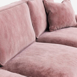 Alfie Plum Large 2X2 Corner Sofa For Living Room - Fully Assembled By Roseland Furniture - thumbnail 4