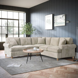 Alfie Plum Large 2X2 Corner Sofa For Living Room - Fully Assembled By Roseland Furniture - thumbnail 7