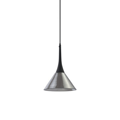 Ideal Lux Luminosa Cocktail Dome Pendant Ceiling Light Smoke 1X Led 670Lm 3000K - image 1