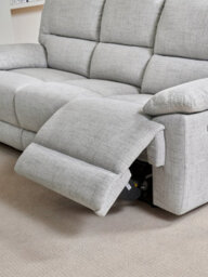 SC FURNITURE LIMITED Grey Fabric Electric Reclining 3 Seater + 2 Seater - Oxford - thumbnail 2