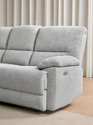 SC FURNITURE LIMITED Grey Fabric Electric Reclining 3 Seater + 2 Seater - Oxford - thumbnail 3
