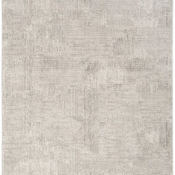 Silver Abstract Modern Easy To Clean Rug For Bedroom & Living Room-274Cm X 366Cm - thumbnail 7