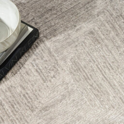 Silver Abstract Modern Easy To Clean Rug For Bedroom & Living Room-274Cm X 366Cm - thumbnail 8