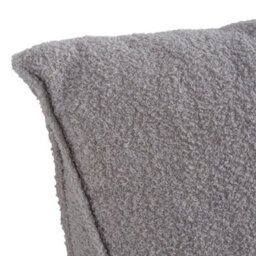 Thehotsale Pearl Gray Bed/sofa Triangular Throw Pillow, Made Of Teddy Bear Plush Fabric, 100Cm X 20Cm X 50Cm. - thumbnail 6