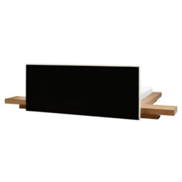 Beliani Bed With Led Faux Leather Zen 160 X 200 Cm (Eu King Size) Natural Ash Wood - thumbnail 8