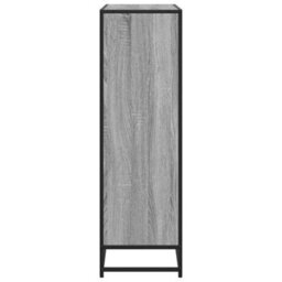 Berkfield Bookcase Grey Sonoma 97.5X33X107.5 Cm Engineered Wood And Metal - thumbnail 5
