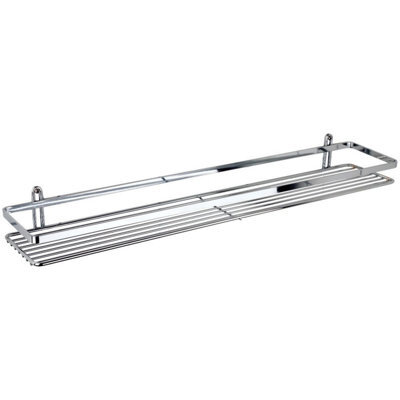 Euroshowers Stainless Steel Chrome Plated Long Rectangular Basket