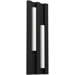 Loops 2 Pack Sleek Modern Black Led Wall Light For Indoor Spaces - Minimalist Design - thumbnail 3